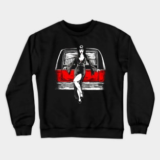 Horror hostess with the mostess Crewneck Sweatshirt